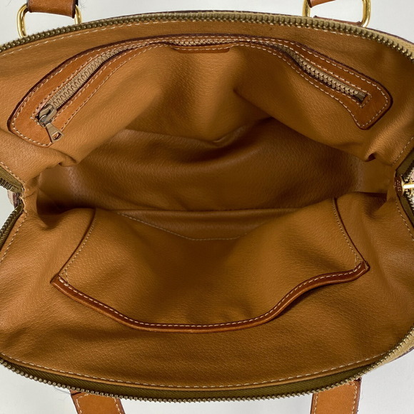 Celine Macadam Pattern All Over Handbag Brown - Picture 4 of 4